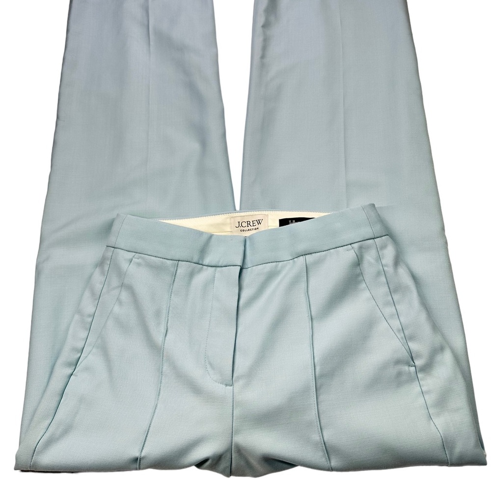 J. Crew Full-length Wide-leg Tuxedo pant Italian Wool, NWT, 2. 2022 style.